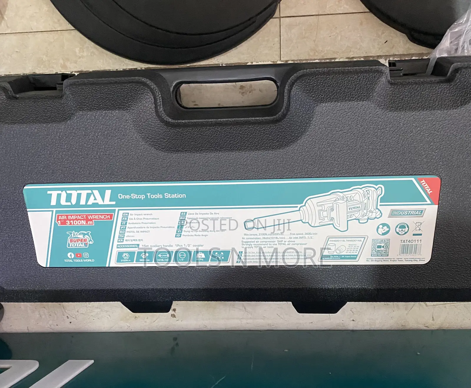 Total Air Impact Wrench 1” (3100nm)