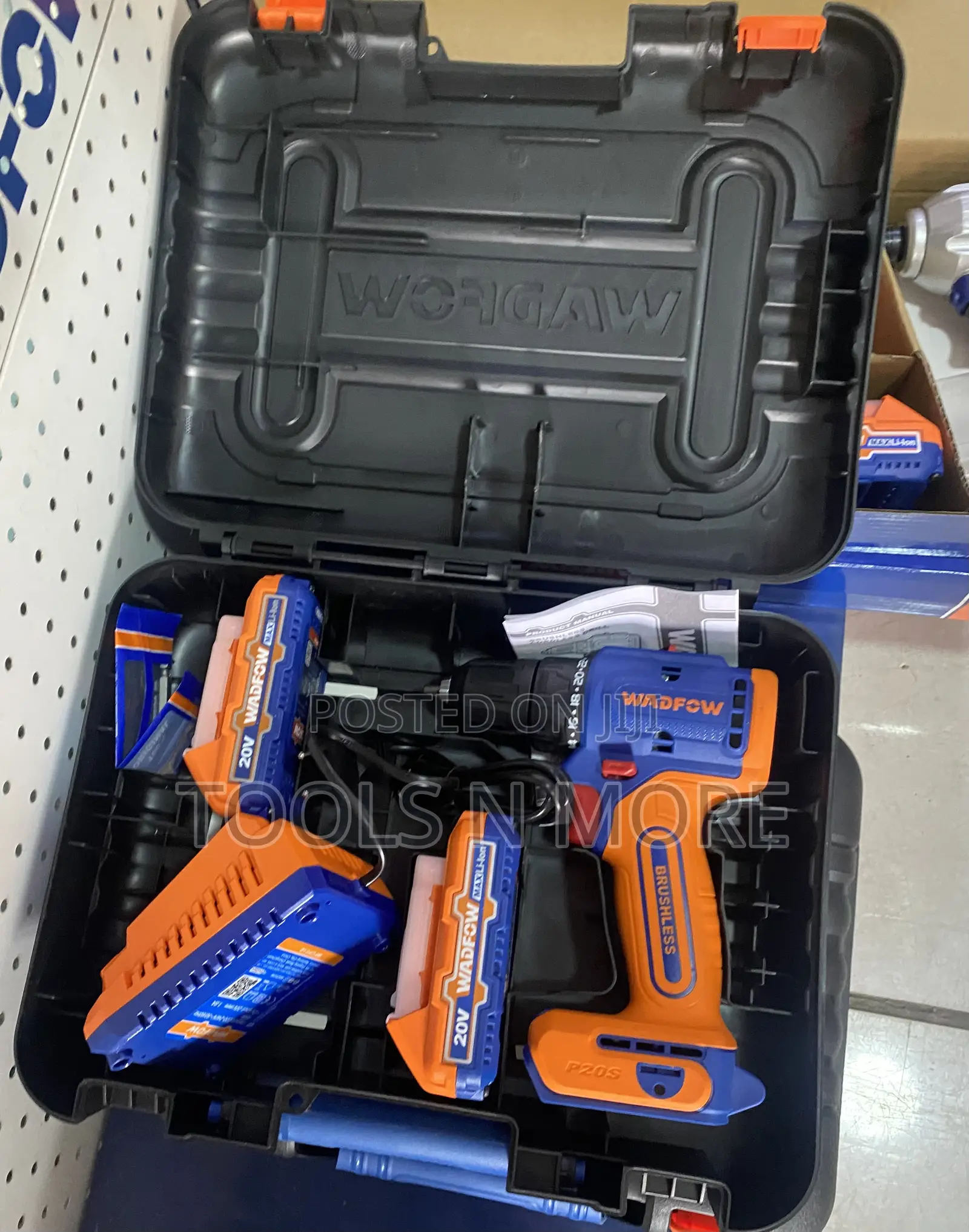 Wadfow 20V Cordless Drill (Brushless)