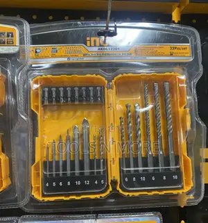 INGCO 22pcs Drill Bits And Screwdriver Bits Set