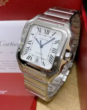 Silver Cartier Santos