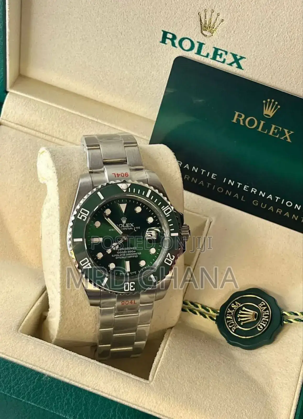 Green Rolex Watch