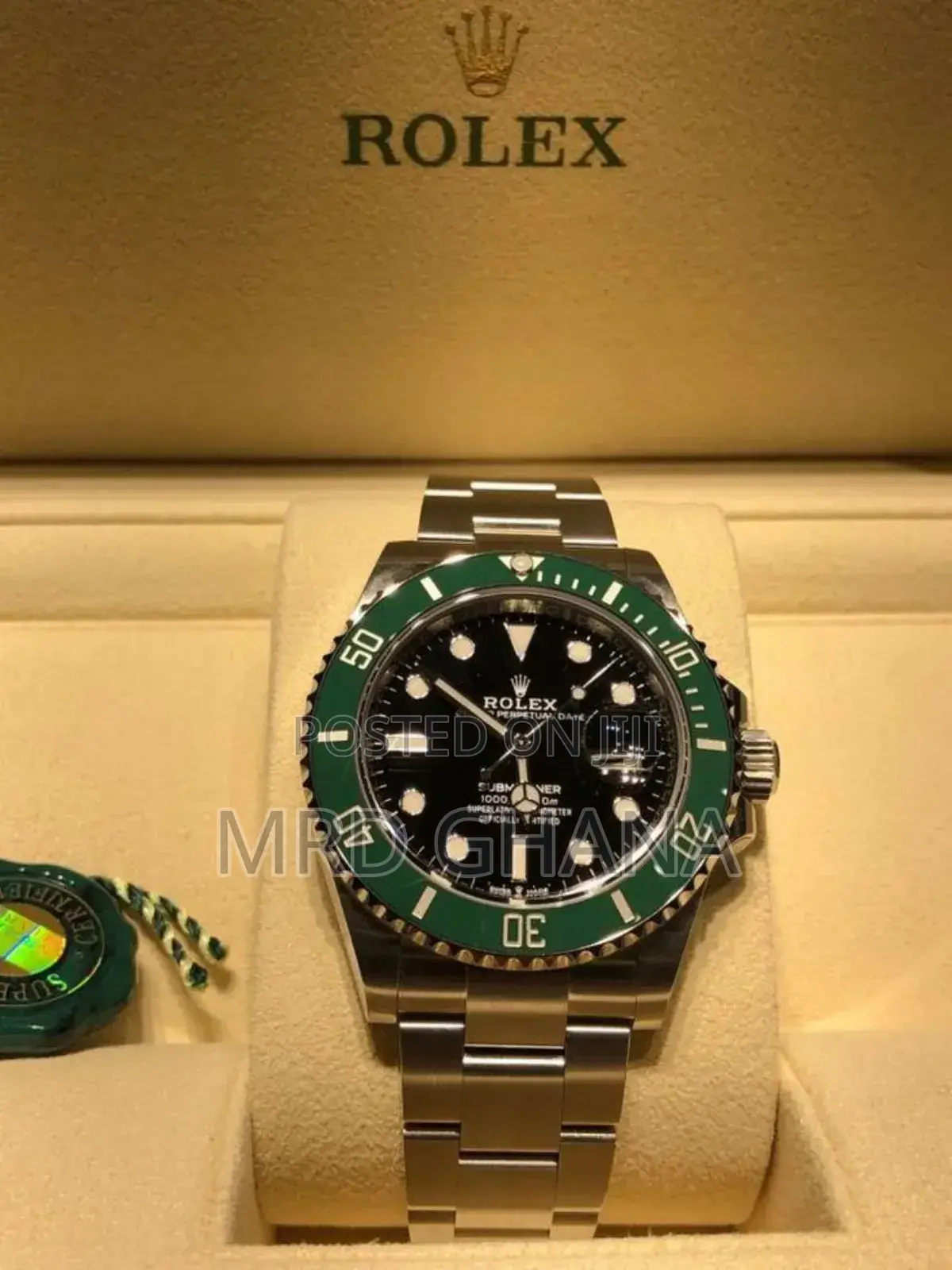 Green Rolex Watch