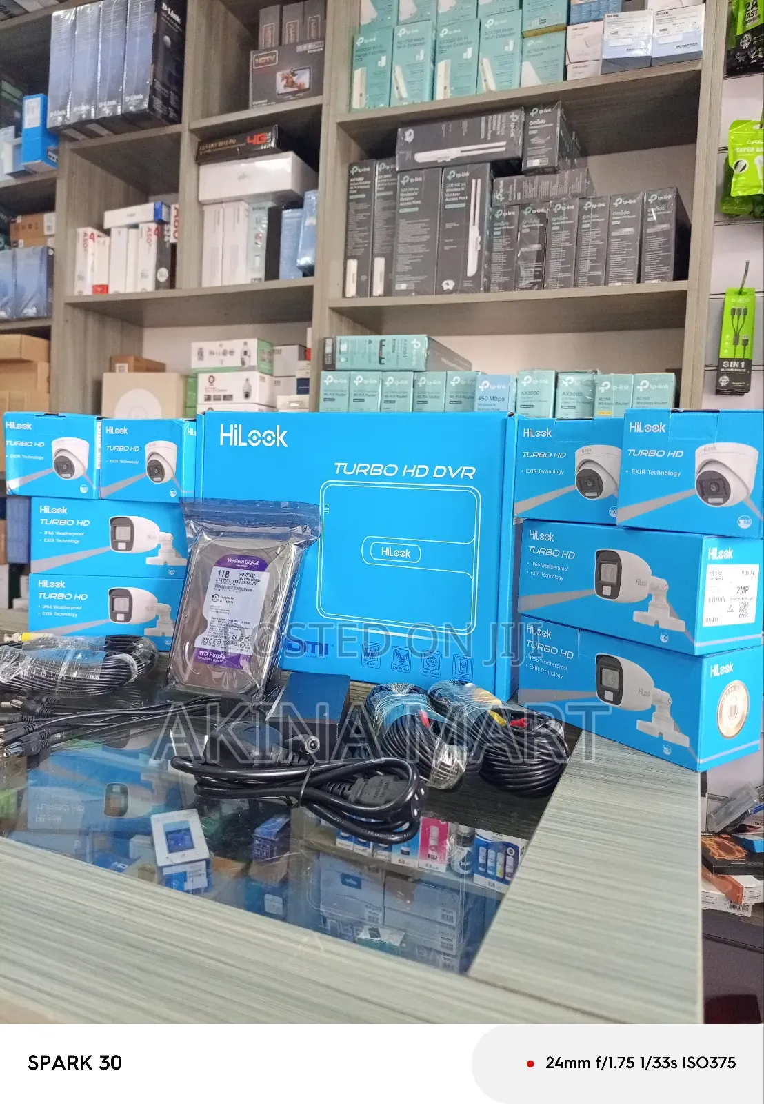 8ch Hilook Kit 2mp Full Color Camera Kit +1tb HDD