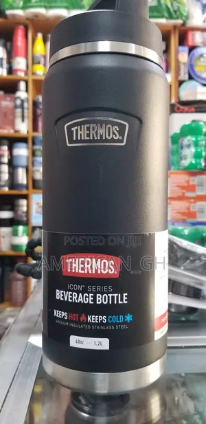 Thermos Stainless Steel Beverage Bottle, Hot/Cold ( 1.2L )