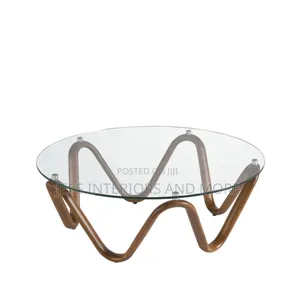 Center Table With Curved Legs