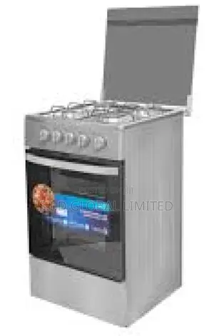 Sleek Designed MIDEA-4-BURNER-GAS-COOKER-BLACK-MIRROR