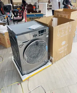 Efficient TCL 10.5kg Front Load Smart Wash and Dry.