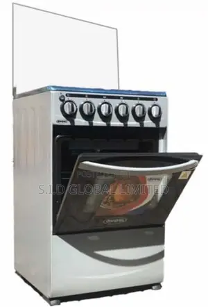 Cook With Joy With MIDEA-4-BURNER-GAS-COOKER-SILVER-MIRROR
