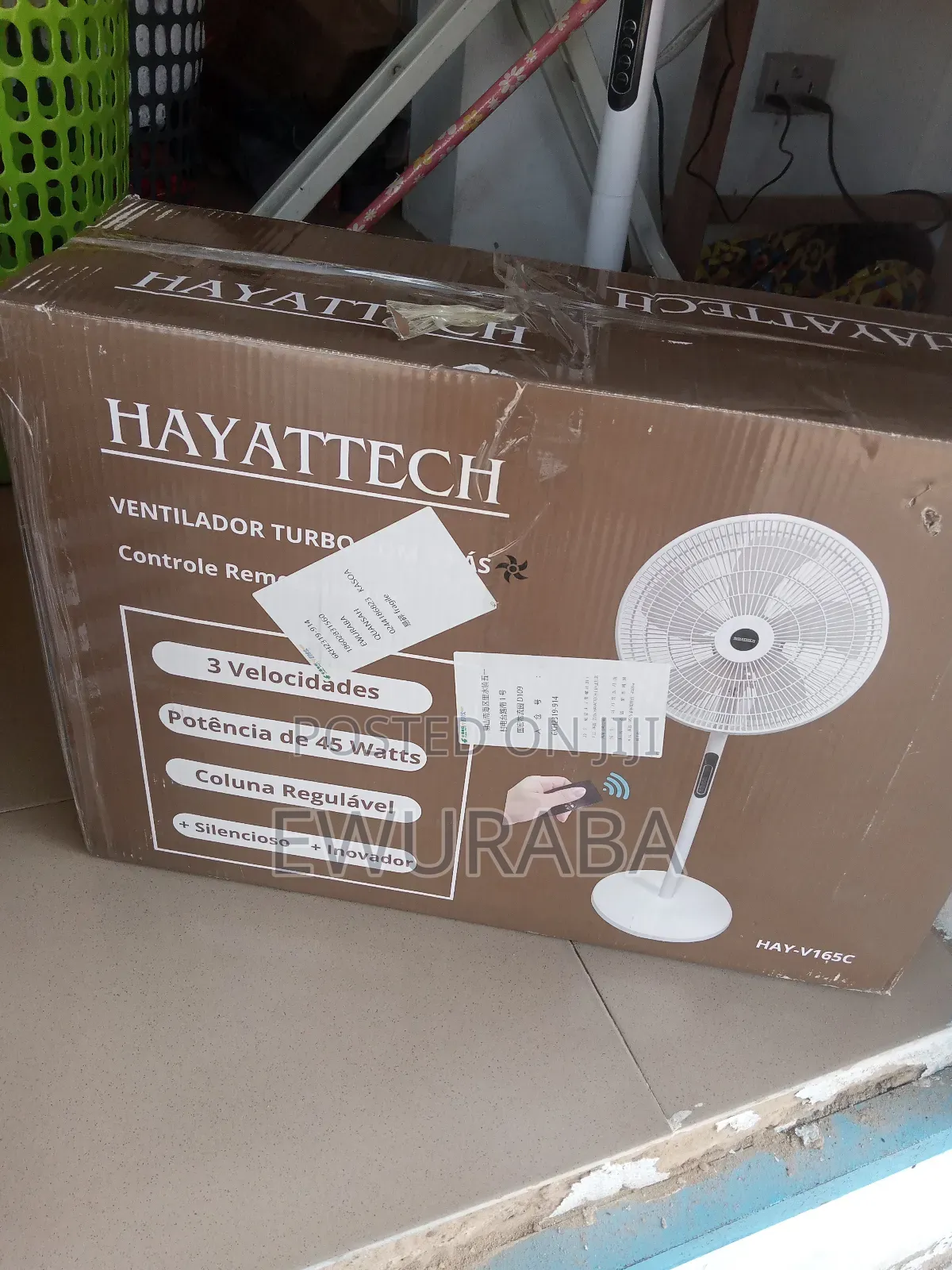 Promo Promo Standing Fan With Led Display Remote Control