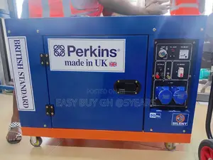 Uk Made Perkins Diesel Gen Set 15kva 16.5kw Blue and Orange