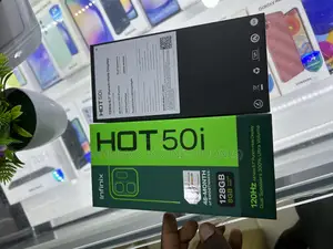 New Infinix Hot 50i 128 GB Black