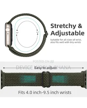 Maui Braided Solo Loop Strap/Band for Apple Watch All Models
