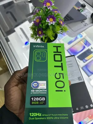 New Infinix Hot 50i 128 GB Black