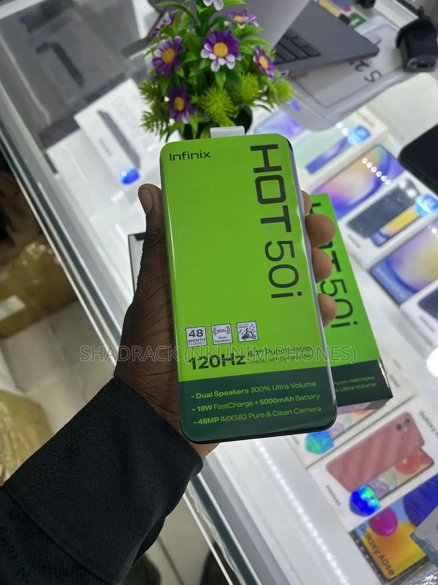 New Infinix Hot 50i 128 GB Black
