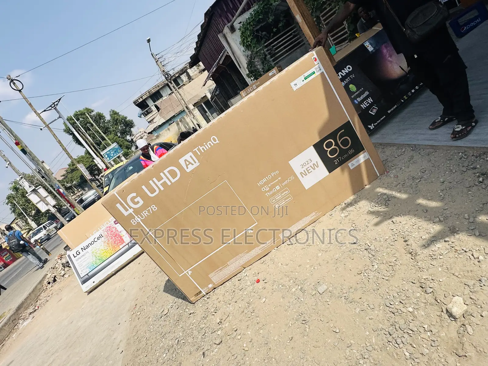 86”Ur78 Uhd Smart Glossy Television High Brightness