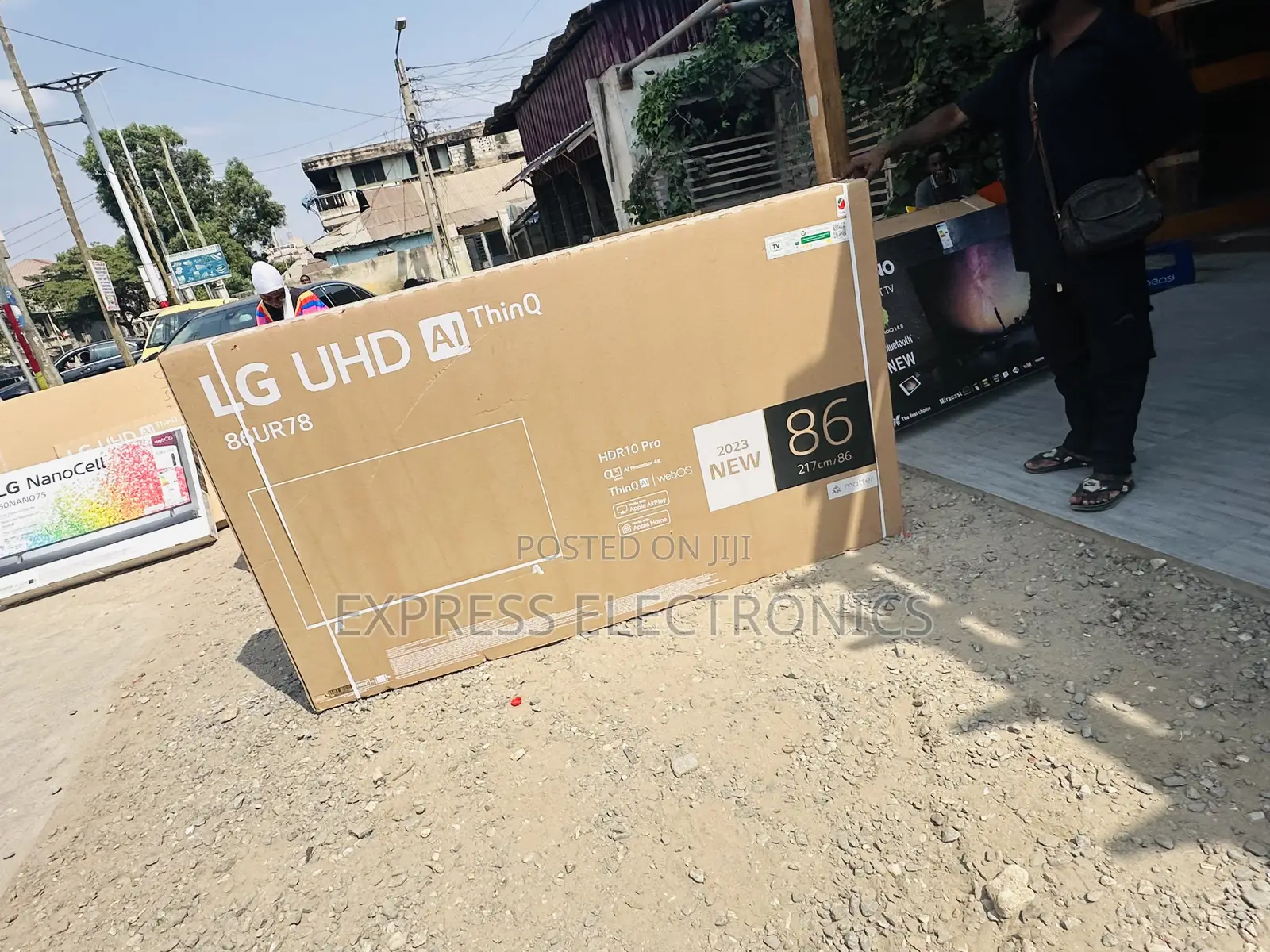 86”Ur78 Uhd Smart Glossy Television High Brightness