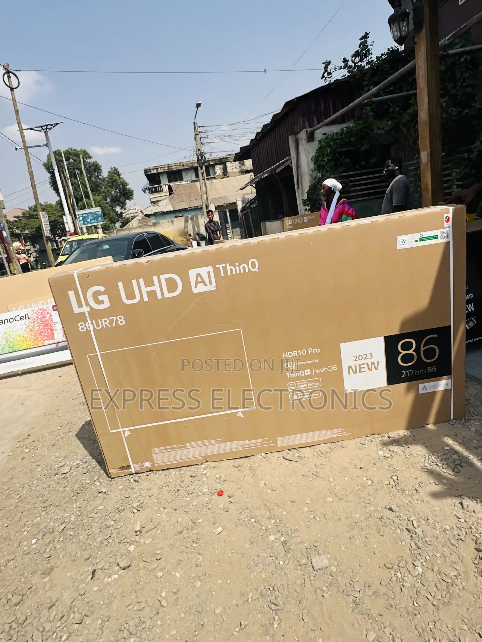 Quality New Slim Glossy Tv Uhd Smart Lg 86”Ur78