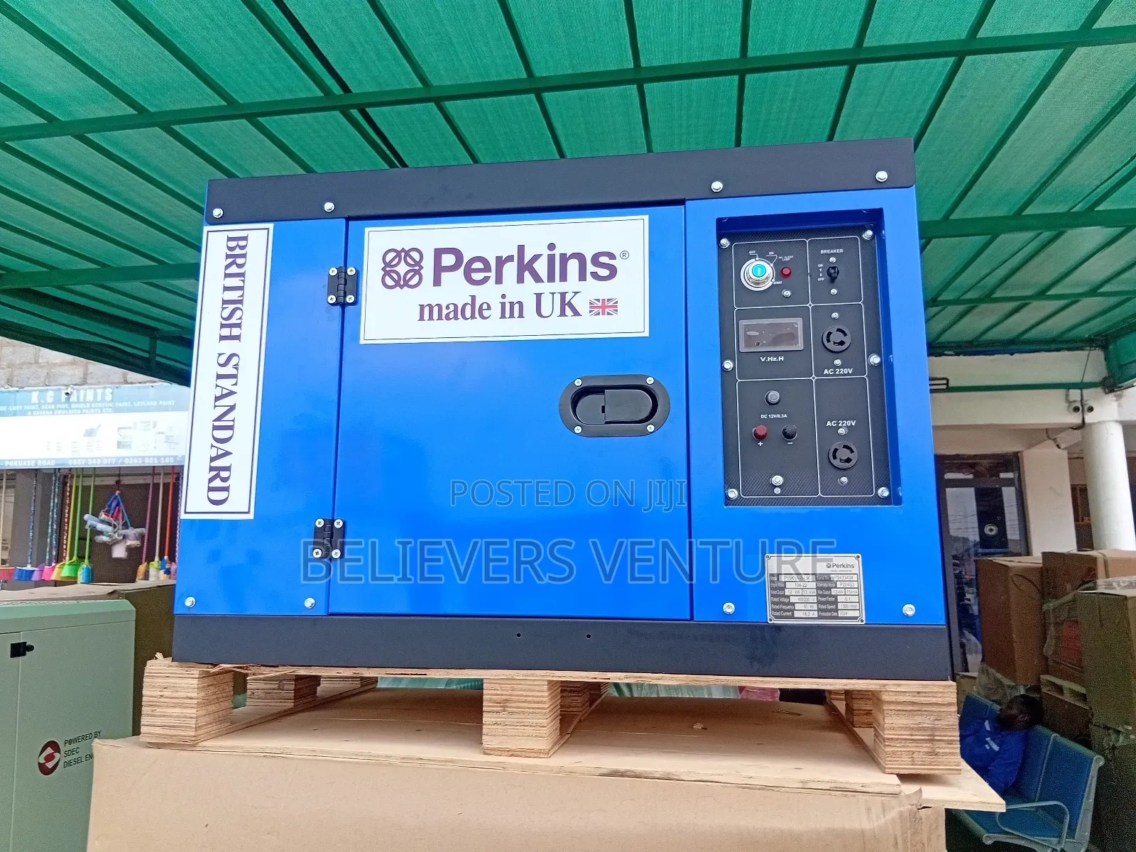 15kva British Standard Perkins Diesel Generator Easy Start