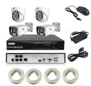 Anspo 4 Channel IP Poe CCTV Kit