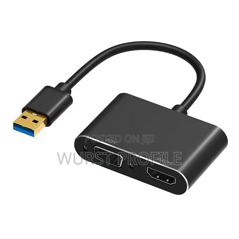USB 3.0 to HDMI +VGA Audio