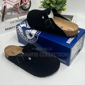 Birkenstock Boston Suede Black