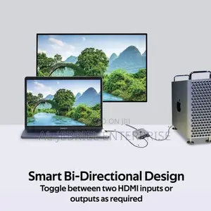 Smart Bi-Directional Promate 2-in-1 HDMI SWITCH