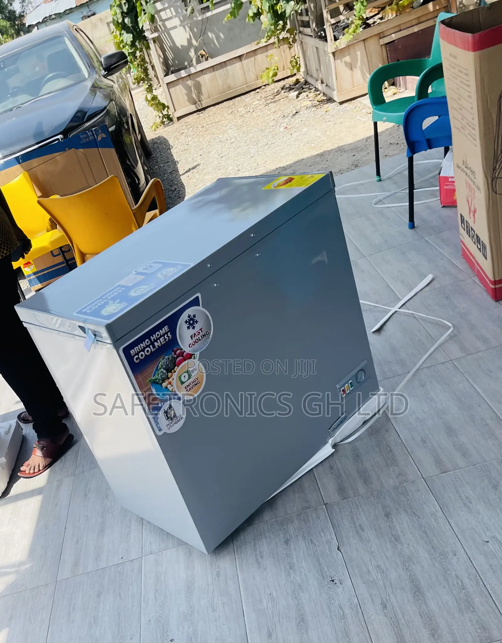 Correct Gray Singledoor Nasco 200 Liters Chestfreezer