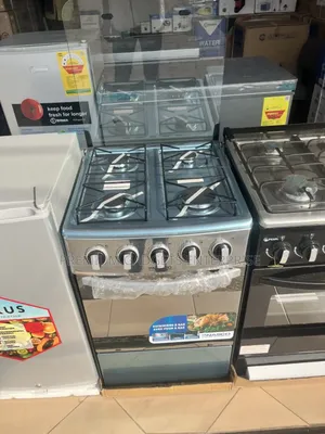 Rubber Leg 50x50cm Gas Cooker With Over, Cover/Back Guard