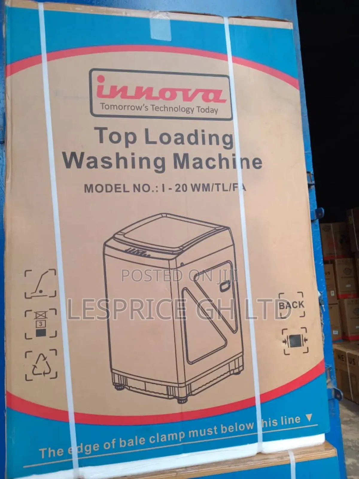 Top Load Innova 20kg Washer With Air Sanitizer