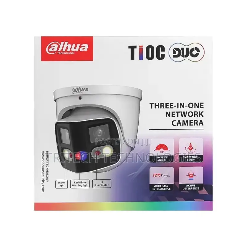 Dahua 2x4mp Tioc Duo Splicing Fixed-Focal Wizsense Ipcamera