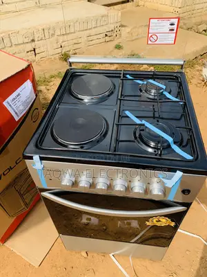 Size-50x50 2electric 2GAS Volcano Gas Cooker