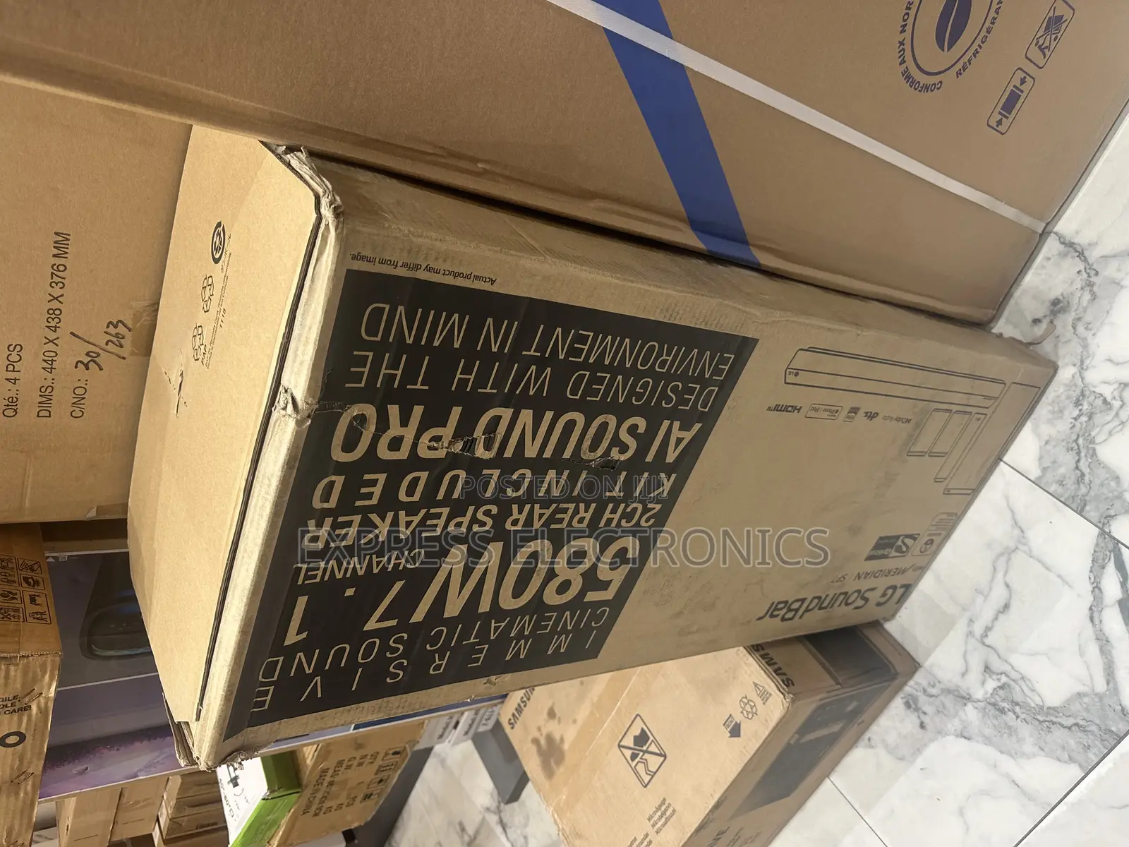 Astounding Sound Quality SP7R LG Soundbar With Woofer