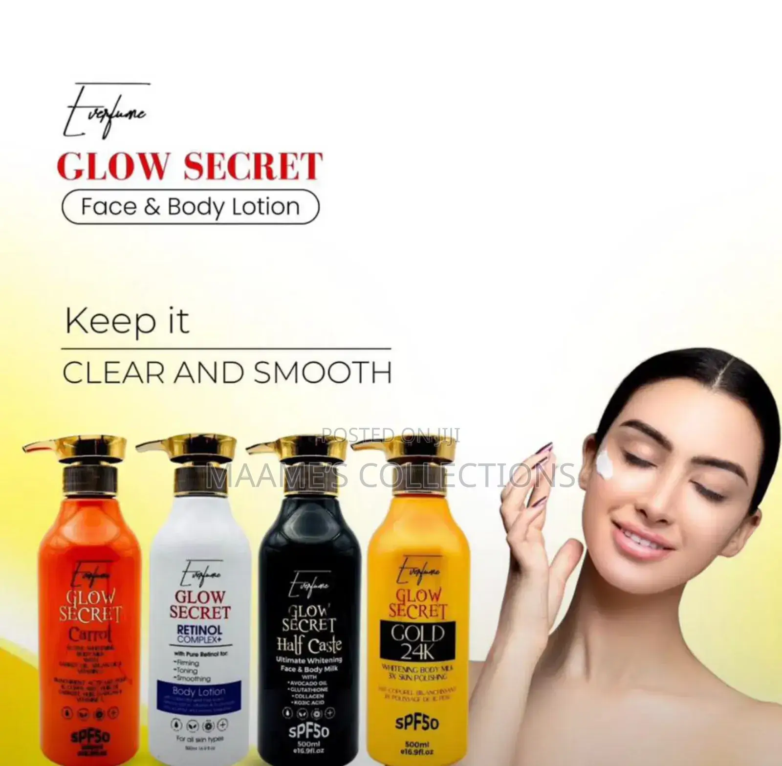 Extreme Glow Secret Face and Body Lotion