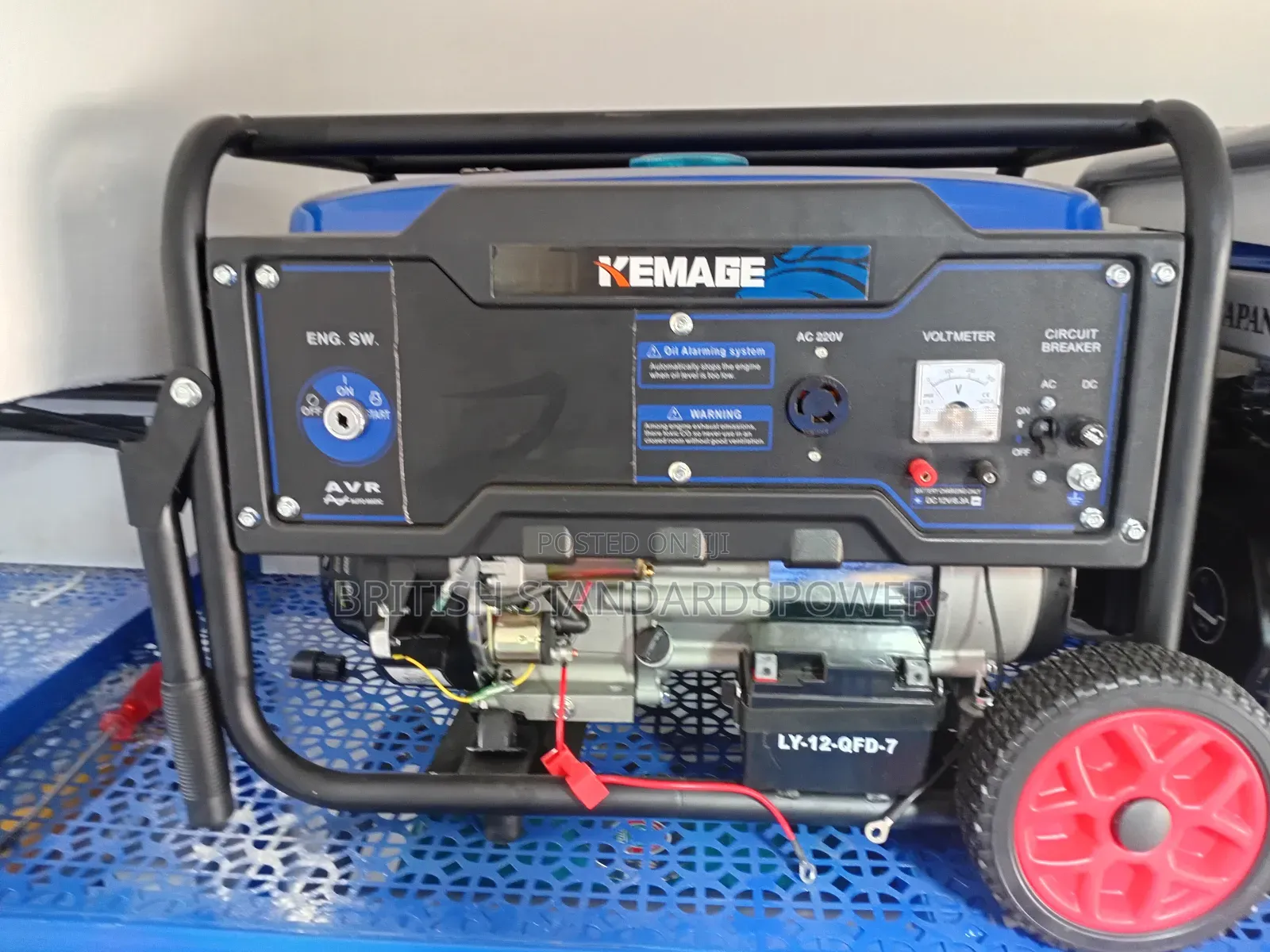 7.5kva Kemage Petrol 8500watt Key Start Generator Portable