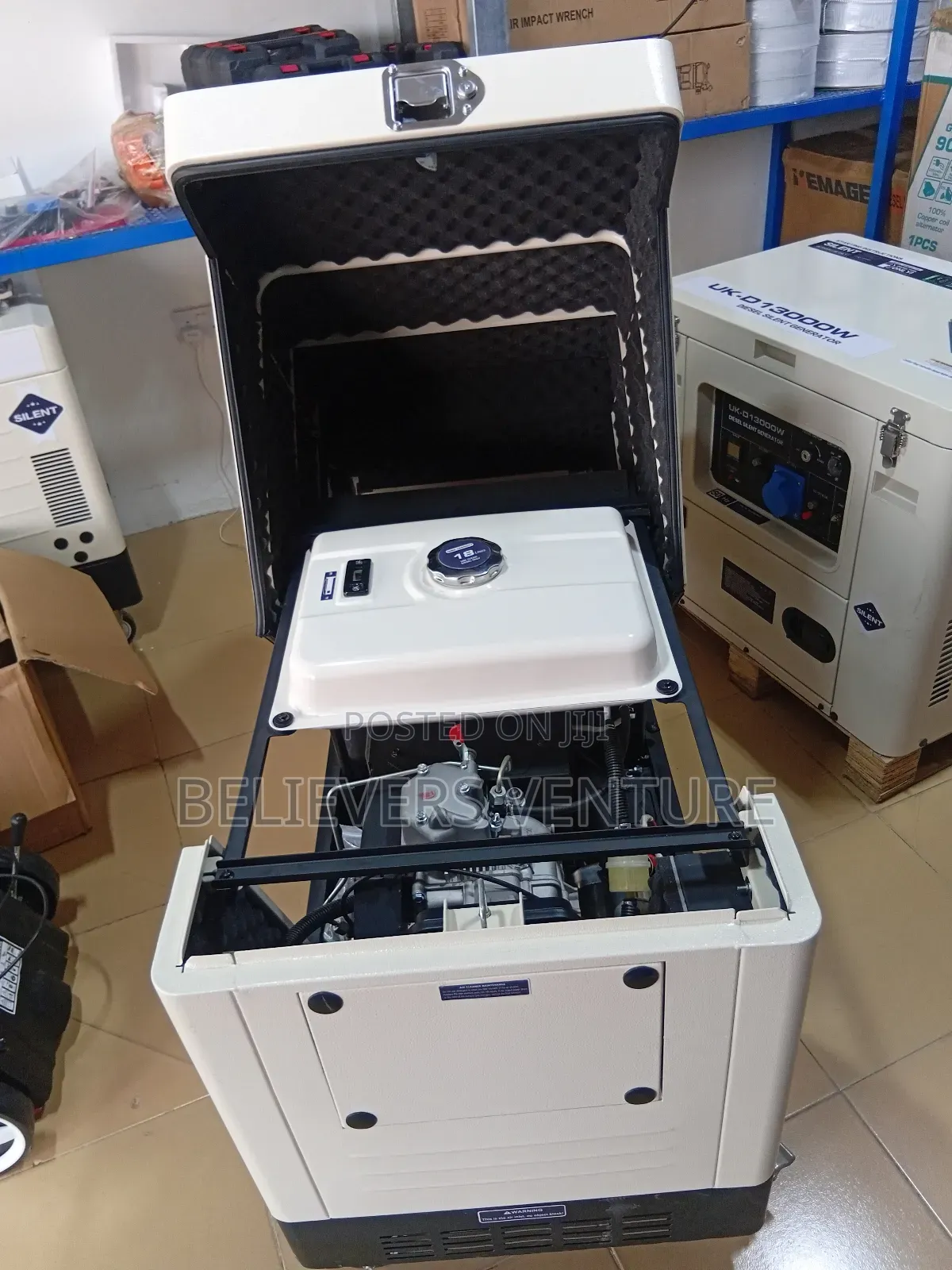 Stable 15kva Diesel Engine Generator Silent UK Model