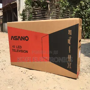 Asano 43′′ Digital Satellite HD TV Black With Designed Style