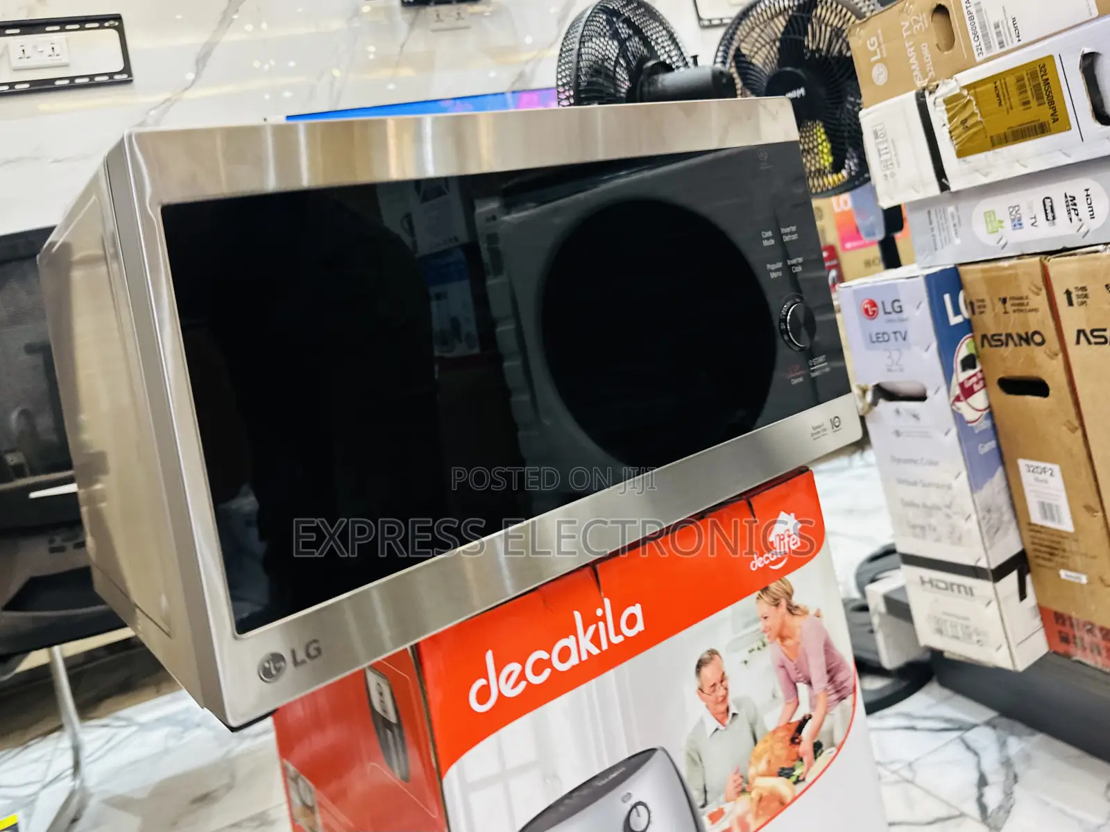 Brand New Lg Microwave 42L Inverter Touch Nob Grill —