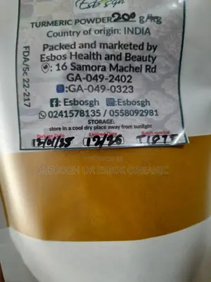 Organictumeric Powder