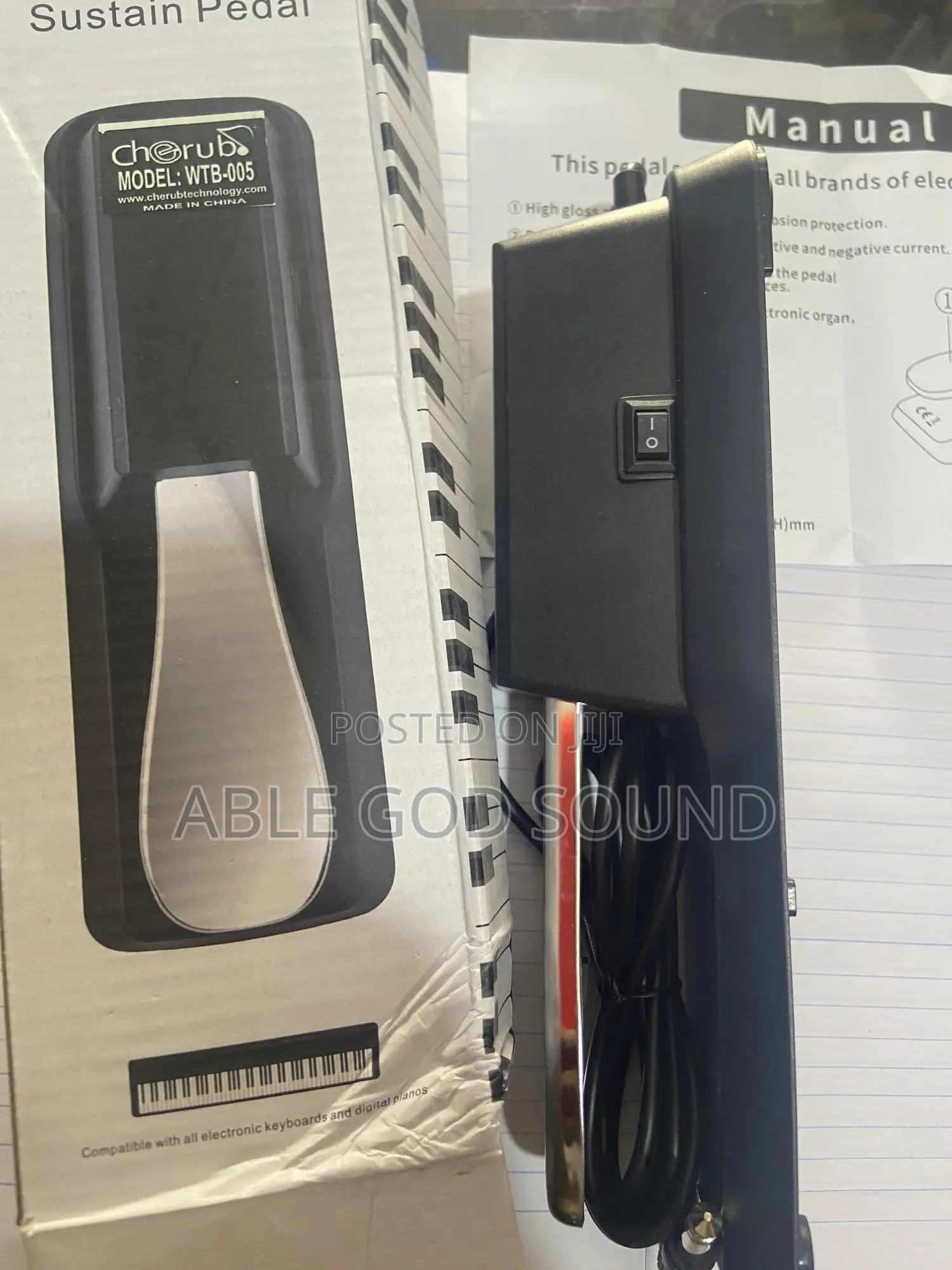 Cherub Keyboard Sustain Pedal