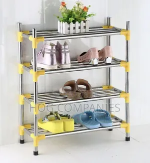 4-Tier Utility Stand Shoe Storage Rack Pot