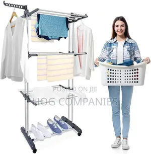 Clothes Drying Rack, 3 Layers Folding Clothes Rail - Fast Delivery