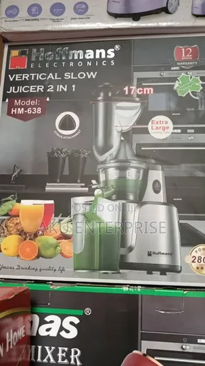 Hoffman 2 in 1 Slow Vertical Juicer