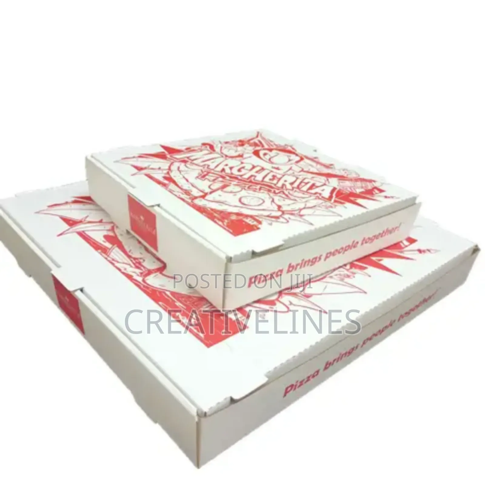 One Color Pizza Box