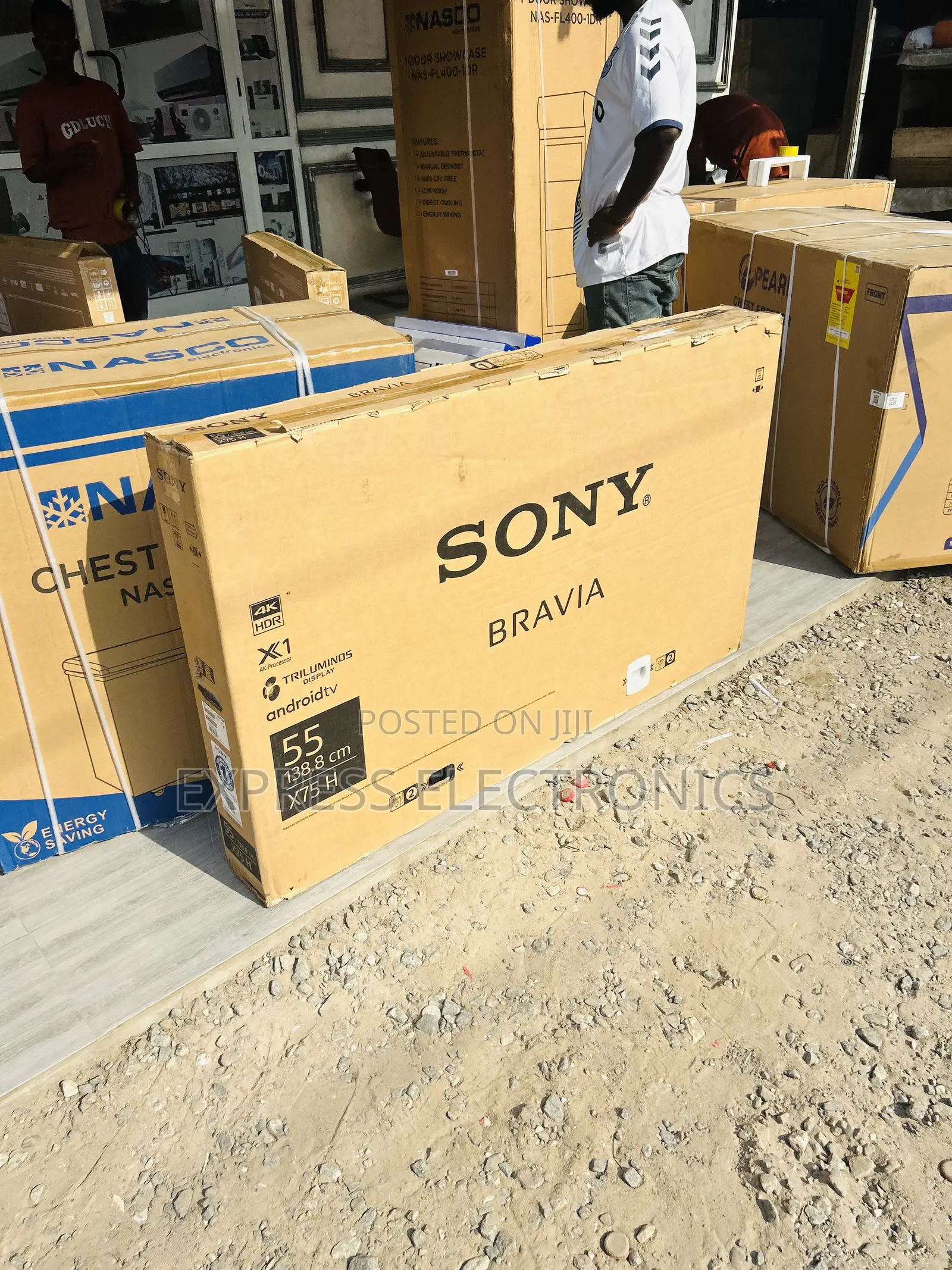 Spectrascreen Sony 55X7500H UHD Smart Glossy Tv