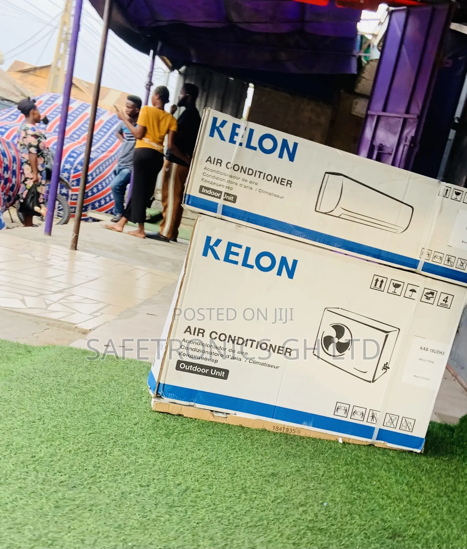 Auto Turn on R410 Gas White Kelon 2.0 Horse Power AC