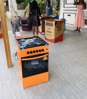 Smart Cooking Volcano 50x50 4 Gas Burner(Orange)