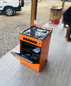 Unique Volcano 50x50 Gas Oven 4 Burner(Orange) 