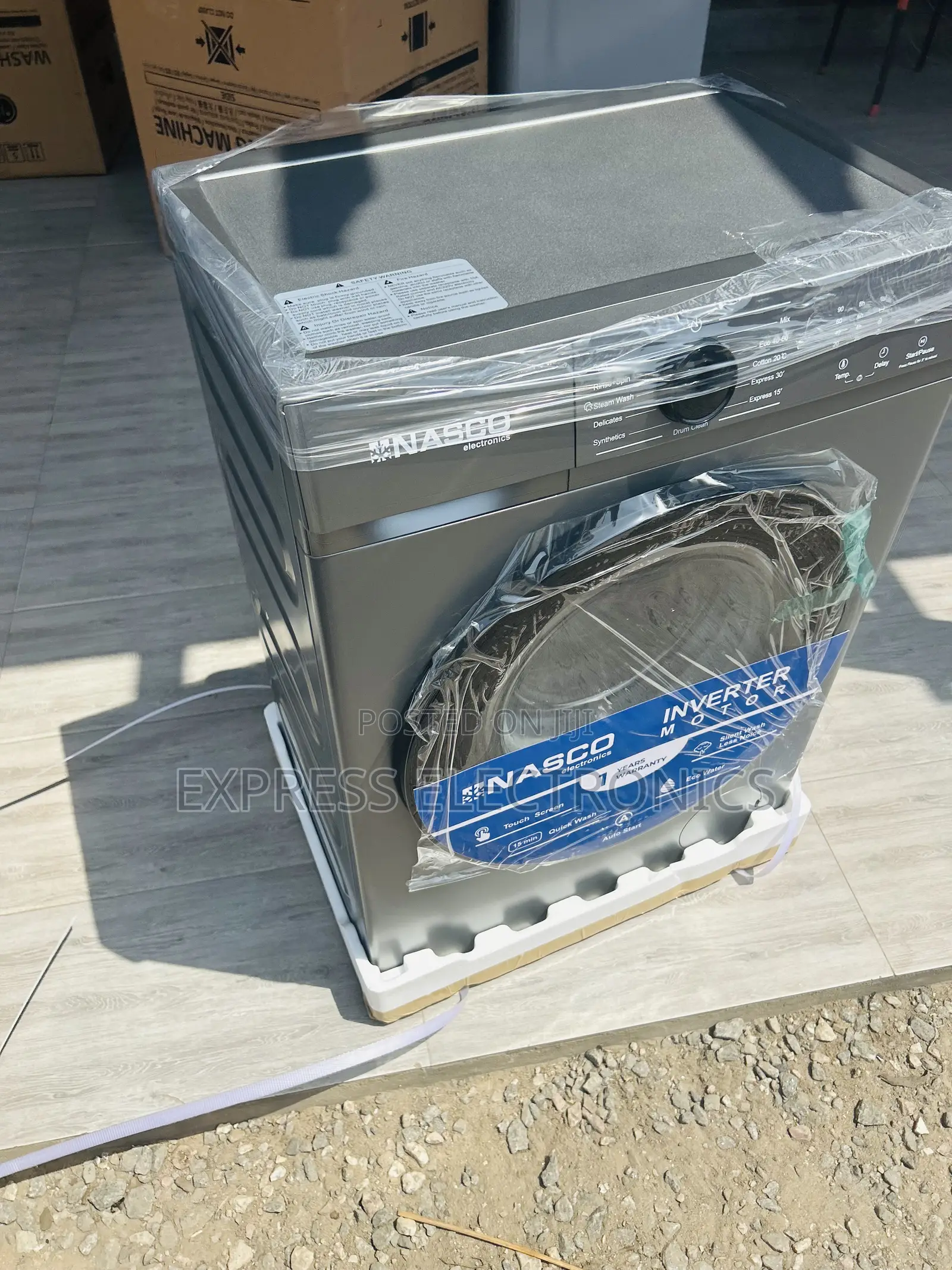 Spin Ckean Machine Nasco 6kg Front Load WM Full Auto