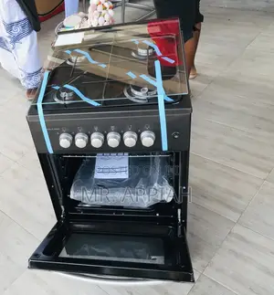 Shop Unique Volcano 50x50 Gas Oven 4 Burner(Black) 
