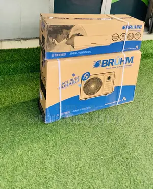 Split Gas R410 1.5 Horsepower White Bruhm Auto Turn on AC